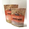 Plástico Stand Up Matt Coating Chips Packaging Bag